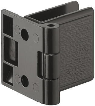 Glass door hinge, Opening angle 170°, inset mounting - 361.97.300