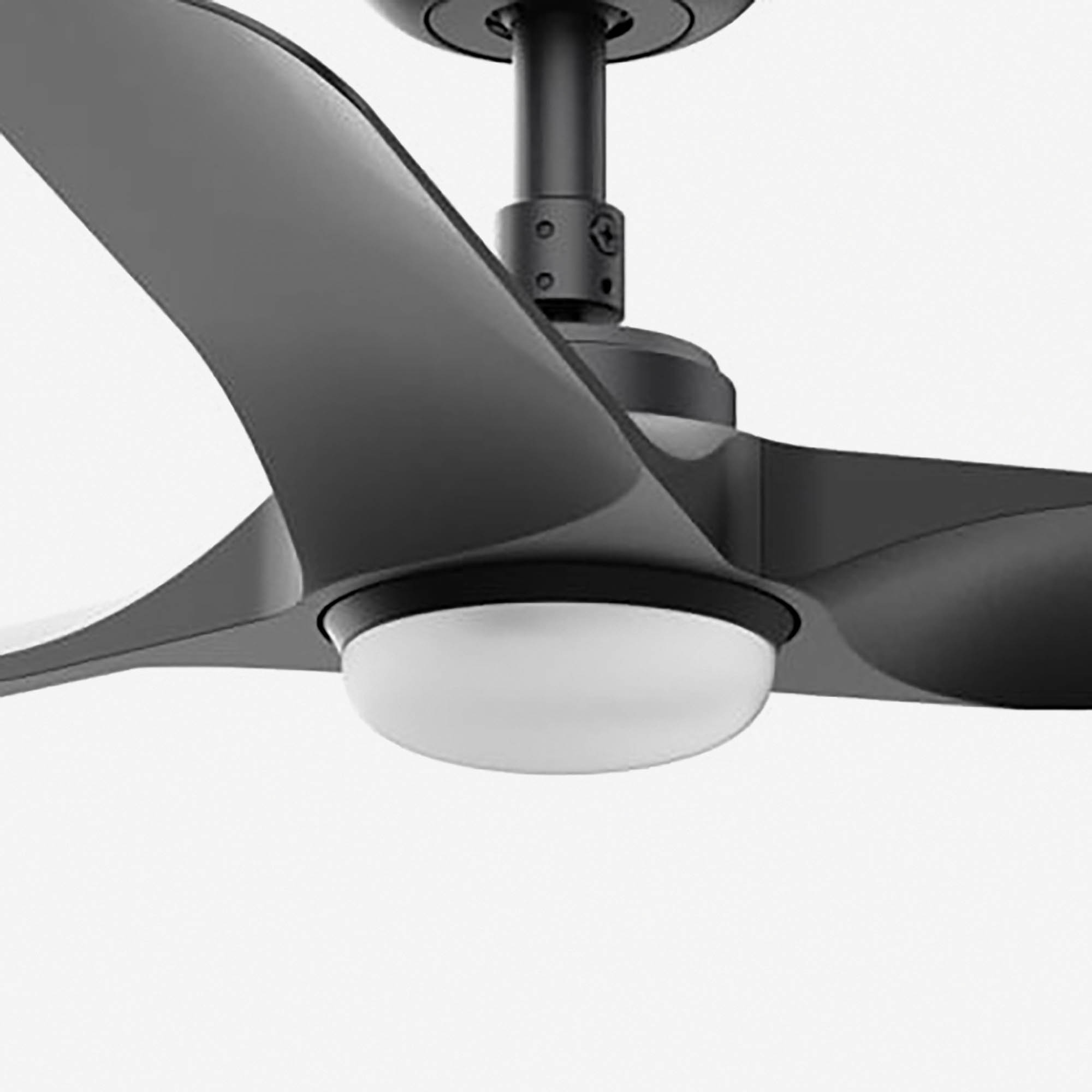 HEY S LED Ceiling fan siyah CCT TUYA