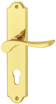 Door handle set, Brass, Bisschop, Flandern 7246/8246 - 900.92.441