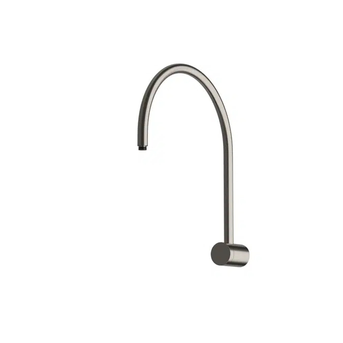 Milli Mood Edit Hi-Rise Shower Curved Arm Only PVD Brushed Gunmetal 9511815