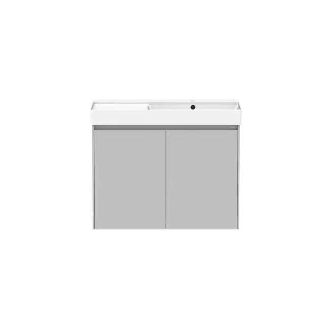 Ona Matte Grey All Door Right Hand Bowl Vanity 800mm 22446