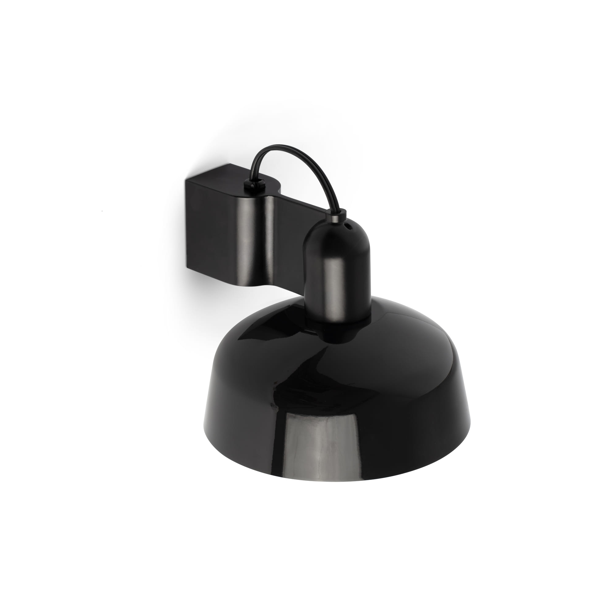 TATAWIN Black metal wall lamp
