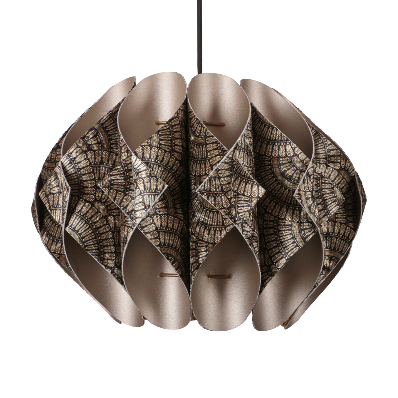 Palma Geometrik Sarkıt Avize Desenli 