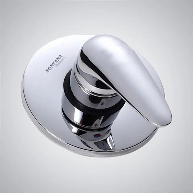 Krom Yuvarlak Tek Yön Duş Bataryası