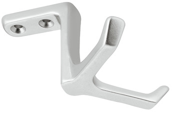 Ceiling hook, Aluminium, 76x87x49 mm (WxDxH), for 2 coats - 844.43.900