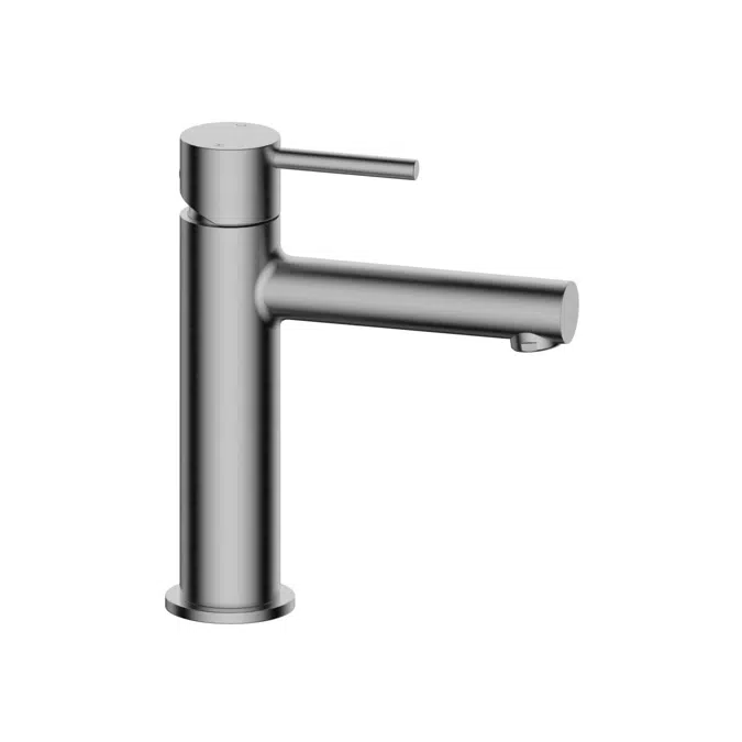 Mizu Drift Fırçalanmış Gunmetal Düz Lavabo Musluğu 2267257