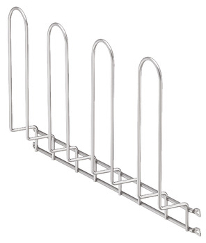 Shoe rack, for screw fixing to the wall, for 2 pairs of shoes - 544.43.210