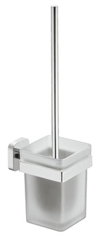 WC brush holder, with brush, Quatt series, for glue fixing - 580.01.160