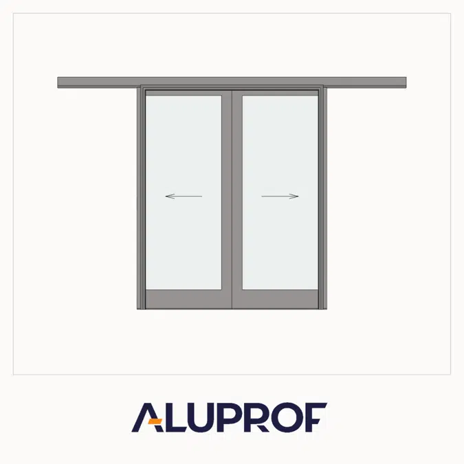 MB-DPA MB-45 Profil Uyumlu Otomatik Çift Kanat Sürme Kapı