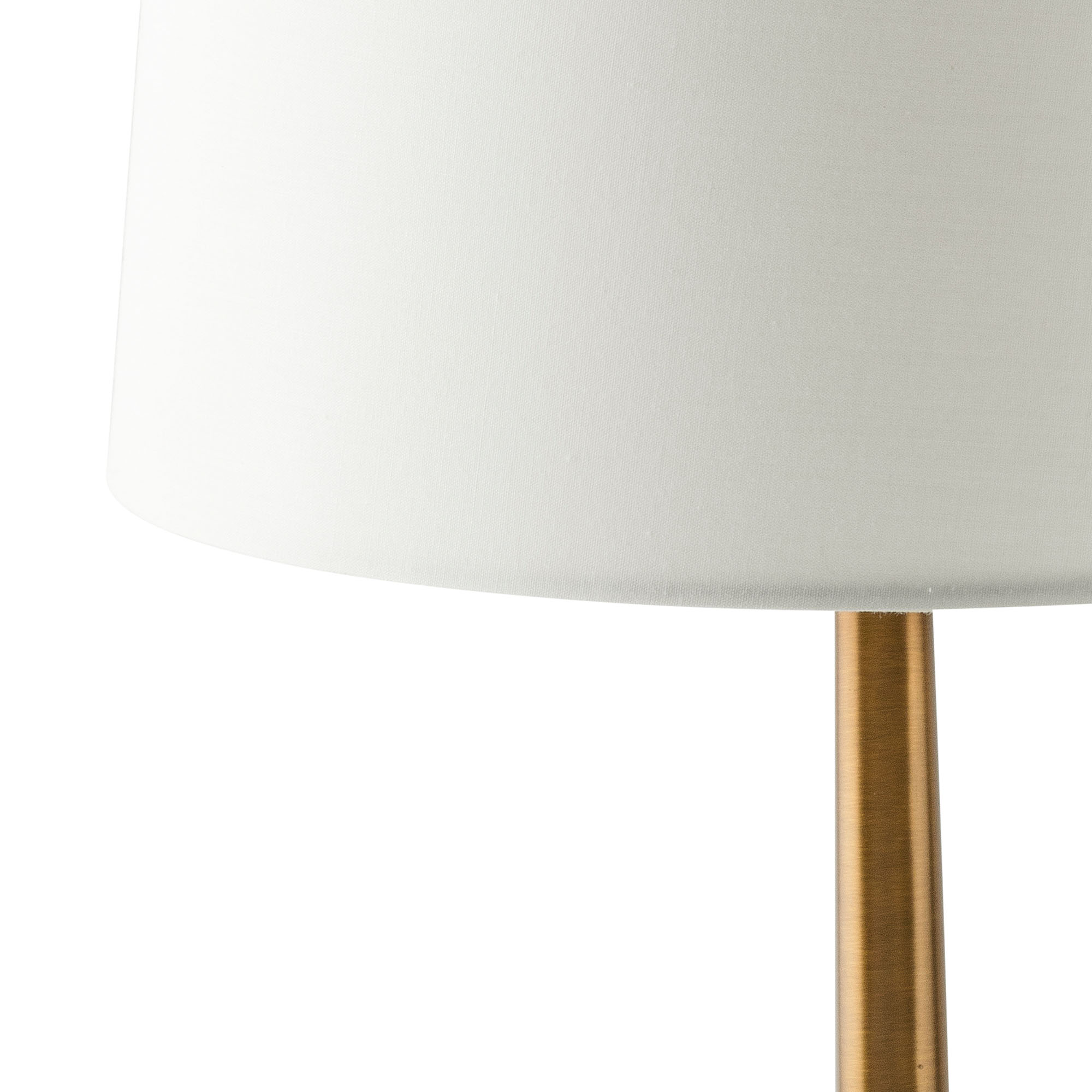 REM Old gold/white table lamp