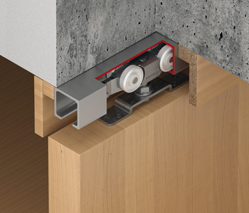 Sliding door fitting, 120A - 940.60.055