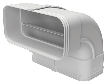 Bend, Flat Ducting System 125 Optimairo M, Upright - 500.90.215