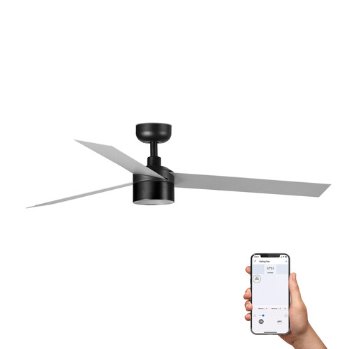 CRUISER TEK L siyah/aluminium fan 2700K TUYA