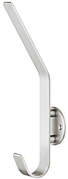 Wardrobe hook, Stainless steel, with 1 hooks - 842.57.070