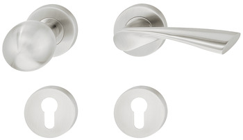 Kapı Kolu Seti, Paslanmaz Çelik, Startec, model LDH 2178 - 903.85.110