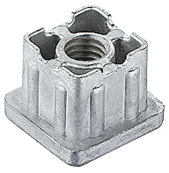 Furniture glide, for press/plug fitting into square tubes - 652.14.002