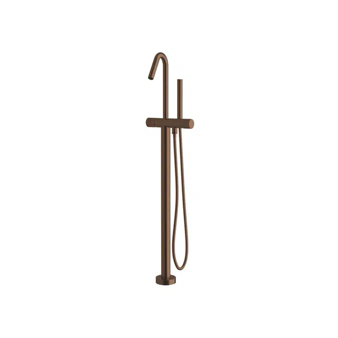 Pure Linear Textured Handshower PVD Brushed Bronze Mixer 9512043