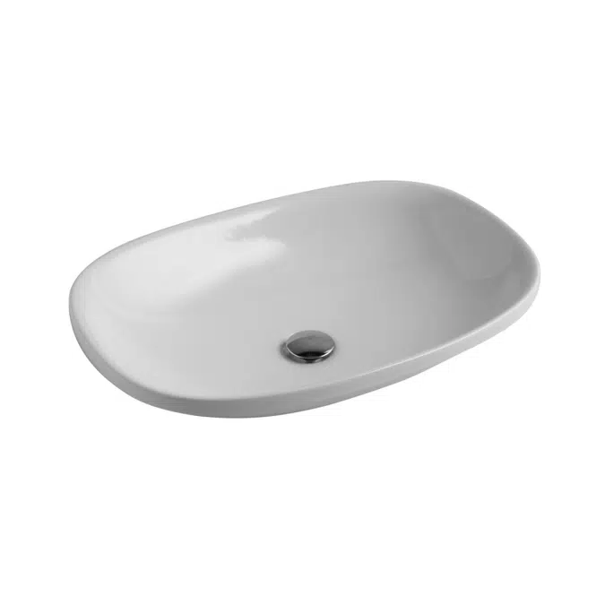Wild Semi Inset Basin 600mm No Taphole 9508540
