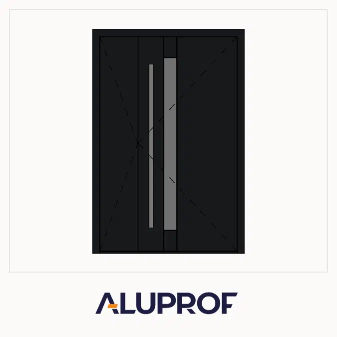 MB-86N SI AP27 Double Panel Door (Inward/Outward Opening)