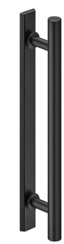 Flush pull handle for sliding doors, Aluminium, one-sided, round - 905.01.113