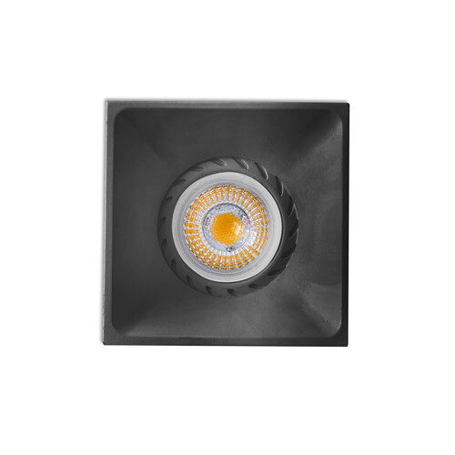 NEÓN SQ Black recessed lamp