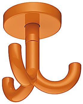 Ceiling hook, with 3 hooks, ceiling installation, polyamide - 842.65.224