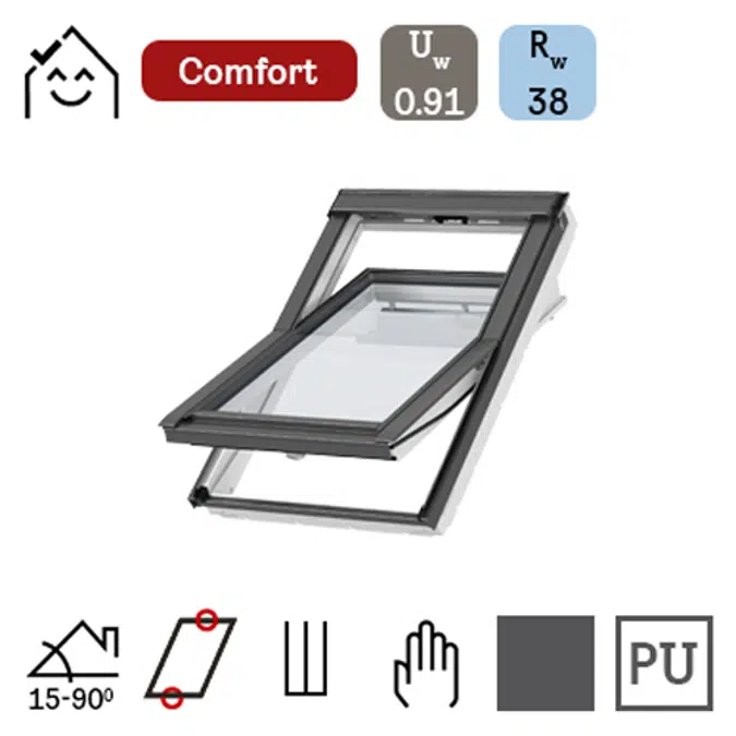 GLU 85B Alt Kol Kontrollü Verimli Poliüretan Pencere