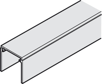 Single guide track, 40 x 40 mm (W x H) - 941.13.525