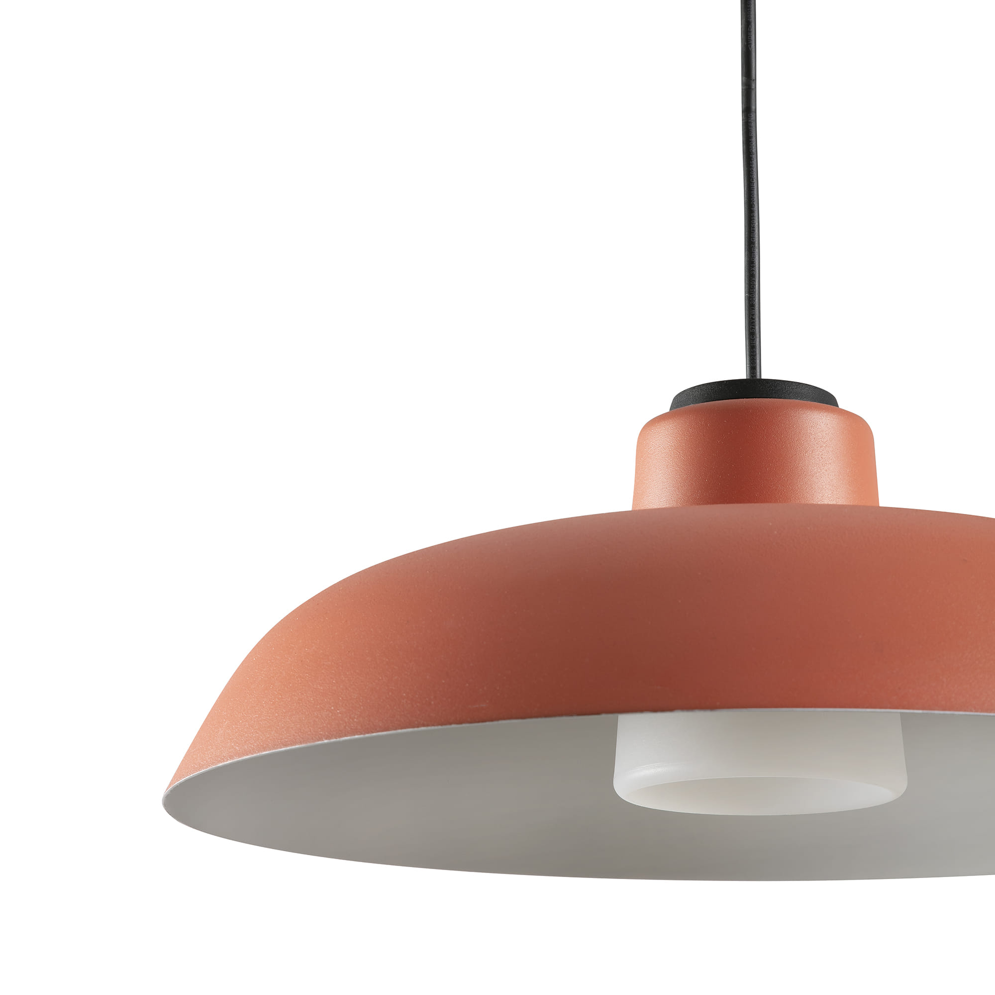 SAGA Orange pendant with canopy