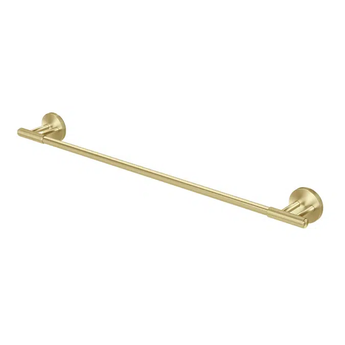 Milli Marq Edit Brushed Gold 600mm Single Towel Rail 21927