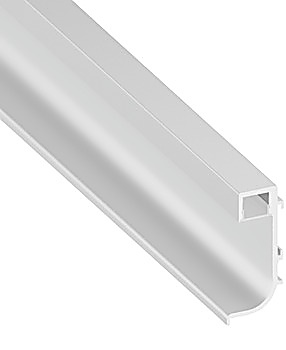 Recessed Grip ProfileDéco, L-profile with integrated LED profile - 126.00.026