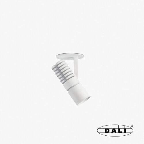 UNO beyaz/beyaz recessed spot pulldown 8W 24° 3000K CRI90 DALI