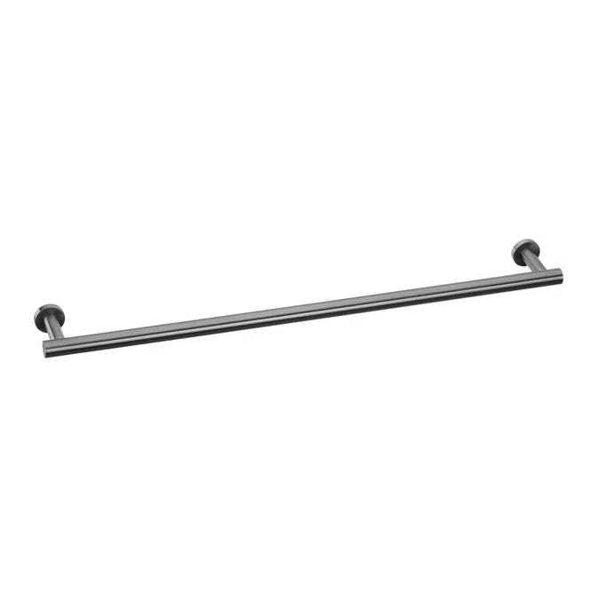 Drift Brushed Gunmetal Single Towel Rail 700mm 2217444