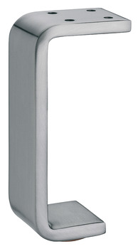Furniture foot, with plate, without height adjustment, with felt glide - 634.84.043