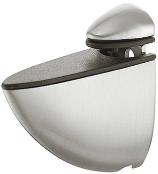 Shelf support with clamp, Design, for wood and glass - 284.00.002