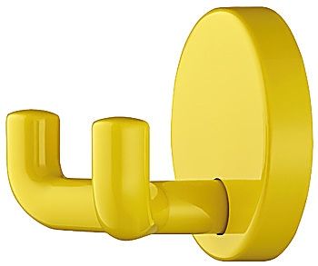 Wardrobe hooks, Polyamide, with 2 hooks, round rose - 842.62.218