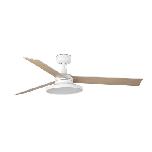 RUDDER TAK 3 L Ceiling fan white/ash 2700K 0-10V/1-10V