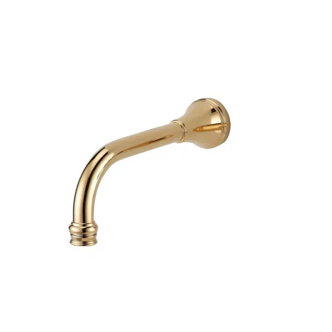 Kado Era Pirinç Altın 200mm Duvar Lavabo Çıkışı 9508825