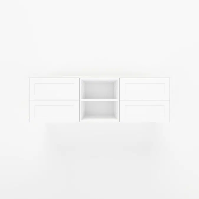 Addison Maxi Raflı Shaker Banyo Dolabı