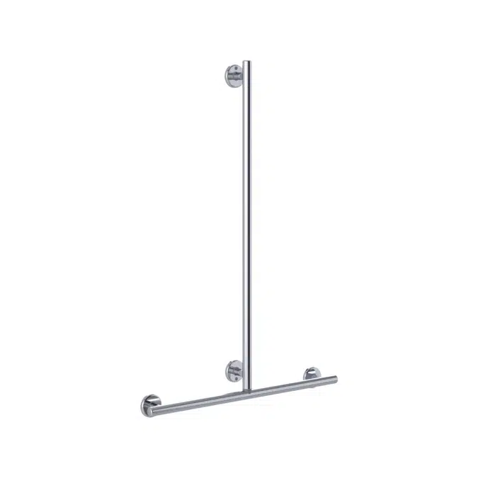 Mizu Drift Handshower Grab Rail 700 x 1100mm Polished Stainless Steel 2266562