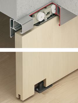 Sliding door fittingSlido D-Line11 160C, set - 941.62.010