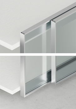 Aluminium door frame set, forSlido F-Line44 80A and F-Line32 80A - 406.78.724