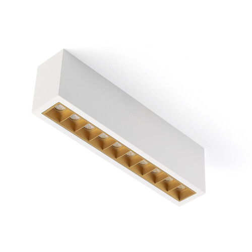 TROOP Surface 10x2W beyaz-altın 48° 4000K CRI90
