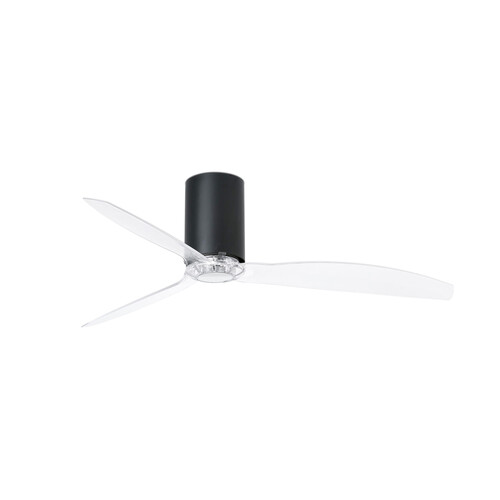 MINI TUBE FAN Matt black/transparent fan