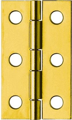 Butt hinge, brass, crank A, straight - 354.51.837