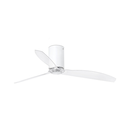 MINI TUBE FAN Matt white/transparent fan