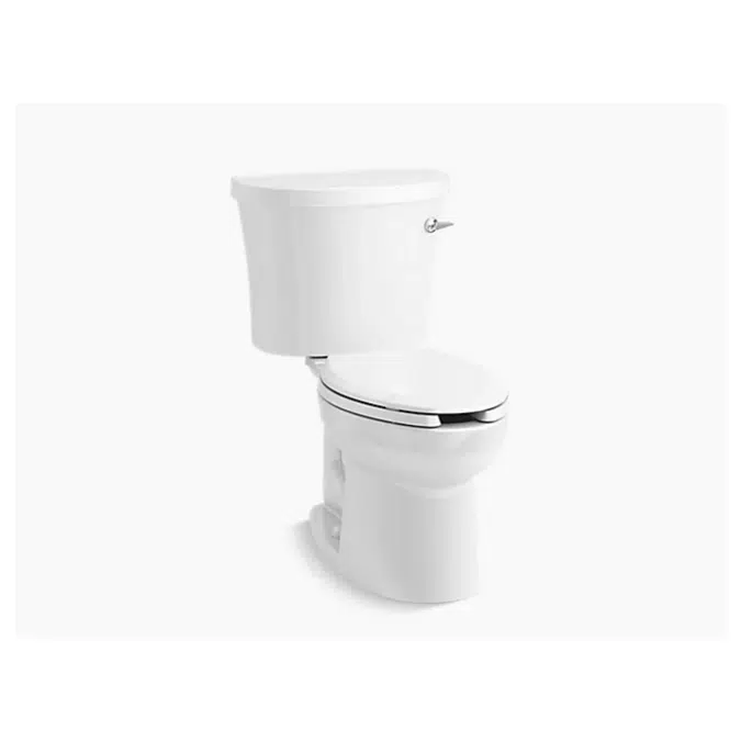 Kingston Locking Lid Right-Hand Lever Toilet