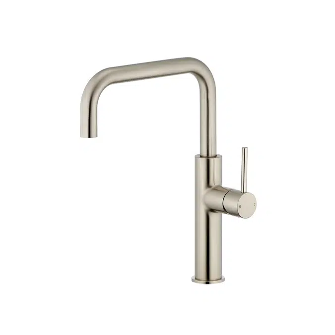 Mizu Drift Fırçalanmış Nikel Kare Gooseneck Lavabo Musluğu 2266766