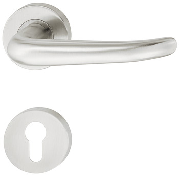 Kapı kulpu seti, Paslanmaz çelik, Startec, model LDH 2176 - 903.92.280