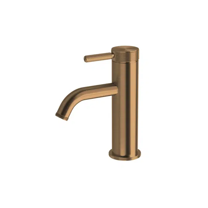 Milli Etch Brushed Bronze Basin Mixer Tap 21351